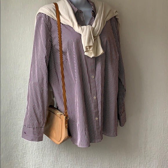 Lauren Ralph Lauren Tops - Ralph Lauren pinstripe button-down shirt 1x